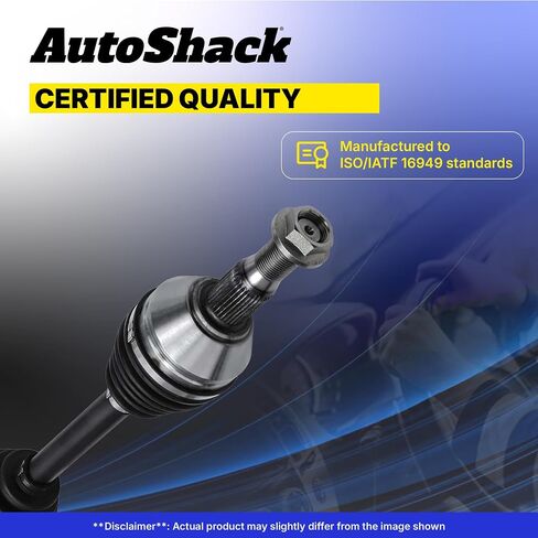 AutoShack Front CV Axle Shafts | Replacement for 2010-2012 Ford Fusion 2007-2012 Lincoln MKZ | 2-PC in Saudi Arabia