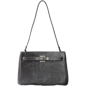 Suede Underarm Bag Lock Hobo Bucket Bag Handbag Shoulder Crossbody Bag Totes Sling Satchel Versatile Luxury Elegant in Kuwait