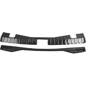 ITrims Rear Bumper Cover for Ford Mustang Mach-E 2021 2022 2023 Car Accessories Bumper Guard Protector Auto Styling Decoration Sticker Stainless Steel Inner+Outer Black 2PCS in Kuwait