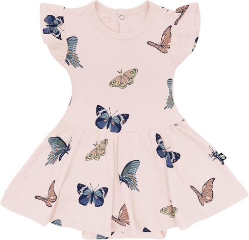 KYTE BABY Rayon Made from Bamboo Twirl Bodysuit Dress in Kuwait