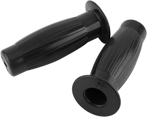 Anauto 7/8in 1in Motorcycle Hand Grips Universal Antiskid Bottle Hand Grips Motorcycle Vintage Hand Grips End Rubber Gel Handlebar(Black) in Saudi Arabia