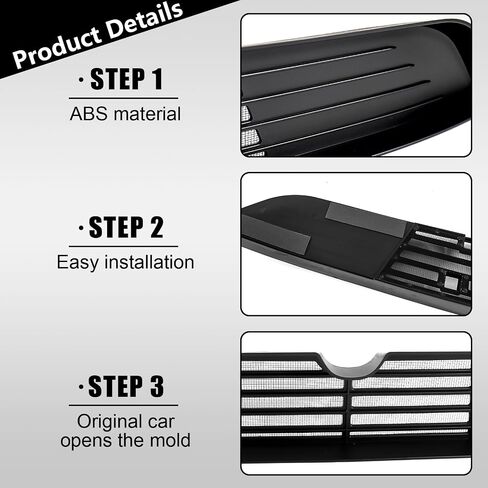 Front Grill Mesh Compatible with Tesla Model Y Juniper 2025 Insert Air Vent Cover Guard Grille Guard Protector in Saudi Arabia