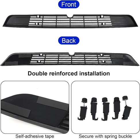 Front Grill Mesh Compatible with Tesla Model Y Juniper 2025 Insert Air Vent Cover Guard Grille Guard Protector in Saudi Arabia