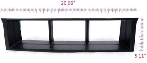 PIT66 Front Bumper Lower Black Billet Grille Insert, Compatible with Ford 2009-2014 F150 F-150 Pickcup Black Horizontal Grill (Not Fit Harley Davidson and Raptor) in Kuwait