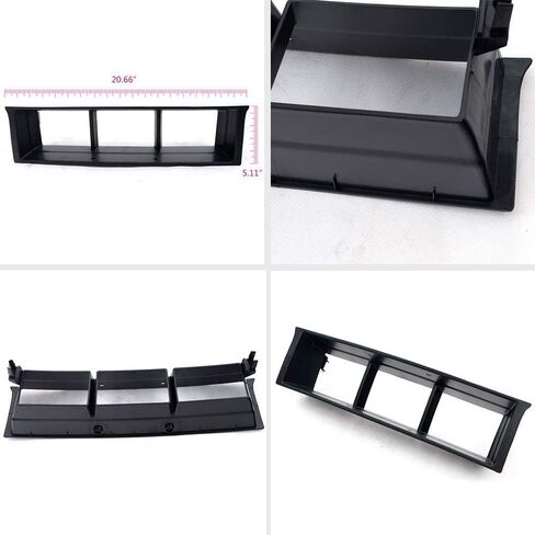 PIT66 Front Bumper Lower Black Billet Grille Insert, Compatible with Ford 2009-2014 F150 F-150 Pickcup Black Horizontal Grill (Not Fit Harley Davidson and Raptor) in Kuwait