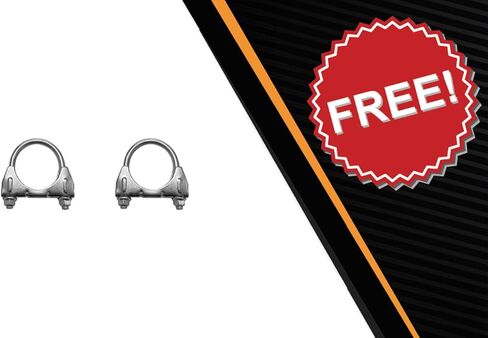 Northeastern Exhaust | Stainless Steel Direct-Fit Exhaust Rear Muffler Compatible for Toyota Tacoma 2005-2012 4.0L | Free Clamps Included | Automotive Replacement Part in Saudi Arabia