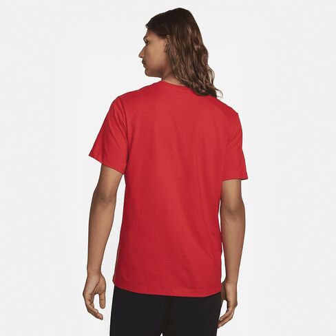 Nike Just Do It Swoosh Tee (AR5006-659, Red) in Saudi Arabia
