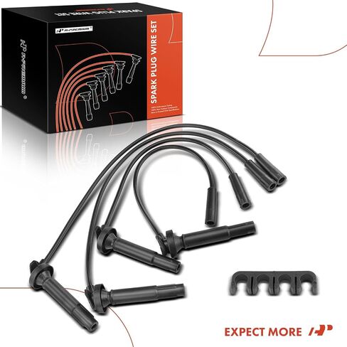 A-Premium Ignition Spark Plug Wires Set of 4 Compatible with Subaru Outback 2000-2004, Forester Impreza Legacy 1999-2004, Baja 2003-2006, 2.2L 2.5L in Saudi Arabia