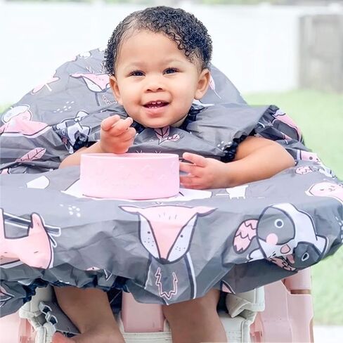 grabease Allover Waterproof Bib for Self-Feeding Infants and Toddlers, Machine Washable, Ages 6-24 Months in Kuwait