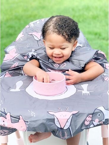 grabease Allover Waterproof Bib for Self-Feeding Infants and Toddlers, Machine Washable, Ages 6-24 Months in Kuwait