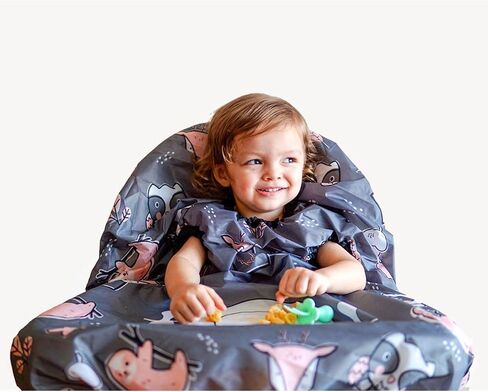 grabease Allover Waterproof Bib for Self-Feeding Infants and Toddlers, Machine Washable, Ages 6-24 Months in Kuwait