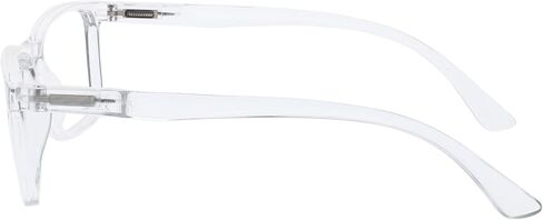 OPULIZE NYX Reading Glasses with Blue Light Blocking for Women Men, Rectangular Frame with UV & Eyestrain Protection, Anti-Glare Computer Gaming Glasses, Black, Clear +1.5 (Pack of 2) in Saudi Arabia