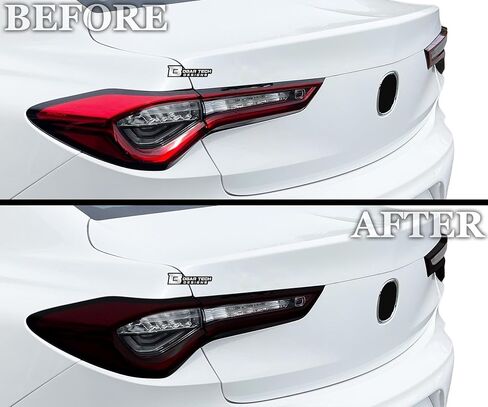 مجموعة تلوين المصابيح الخلفية الكاملة للمصابيح الأمامية من BOGAR TECH DESIGNS متوافقة مع Acura TLX 2021-2025، دخان داكن in Saudi Arabia
