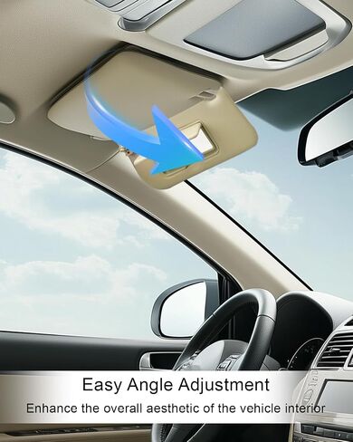 Left Driver Side Sun Visor Replacement Fit for KIA Sportage 2005 2006 2007 2008 2009 2010 Replace 85202-1F090EZ 85202-1F690EZ, Sunshade Without Light Beige in Saudi Arabia
