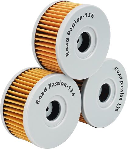 Road Passion 16510-38240 Oil Filter for SUZUKI DR350S 1990-1996/ DR350SE 350 1997-2000 (pack of 3) in Saudi Arabia