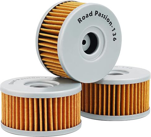 Road Passion 16510-38240 Oil Filter for SUZUKI DR350S 1990-1996/ DR350SE 350 1997-2000 (pack of 3) in Saudi Arabia