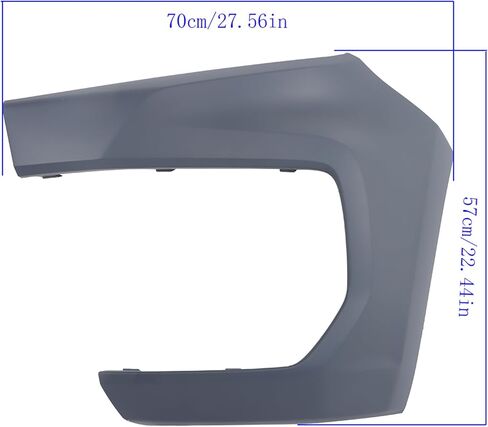 munirater Front Bumper Cover Driver Side Plastic Primed Replacement for Colorado 2021-2022 84922761 in Saudi Arabia