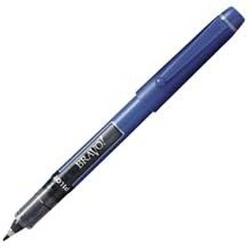 PILOT Bravo Liquid Ink Marker Pens, Bold Point, Blue Ink, 12-Pack (11035) in Kuwait