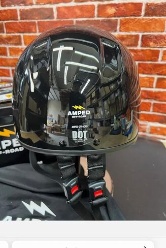 AMPED Off-Road DOT Certified UTV Open Face Helmet - Lightweight Composite Open Face Helmet for Off-Road Adventures in Saudi Arabia