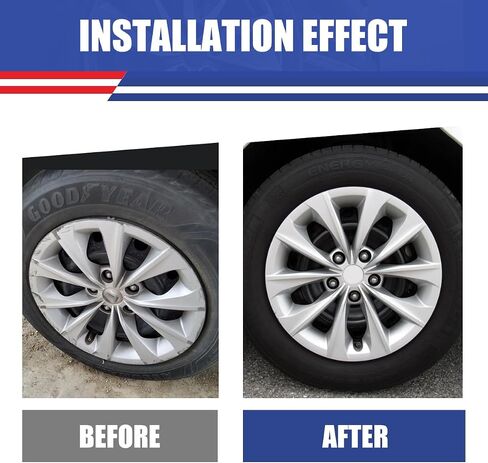 NIXON OFFROAD 16 Inch Hubcaps for Toyota Camry 2015-2017 (Included for Hybrid) [Only Fit Steel Wheel] Wheel Rim Cover (Set of 4) PP Hub Caps Replacement for Car (16 Inch, Lacquer, 5114Style) in Saudi Arabia
