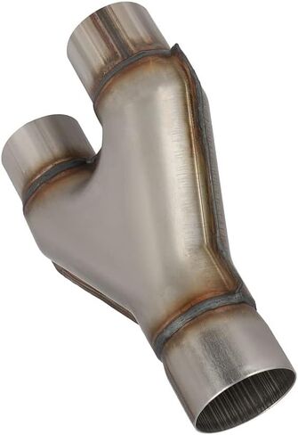 RCCT 3 Inch Y Pipe Exhaust Dual 2.5 In Outlet Pipe Exhaust Y Pipe Stainless Steel 409 (Y Pipe, 3''~Dual 2.5In) in Saudi Arabia