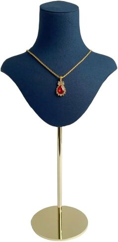 Mannequin Shaped Necklace Showcase Stand Stylish Portrait Model Jewelry Holder Tabletop Neckchain Pendant Display Rack in Saudi Arabia