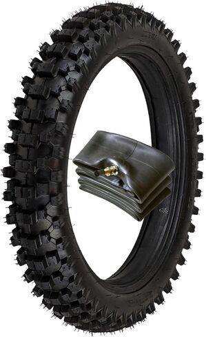 RedCap Rear 110/90-18 Tire with Inner Tube Complete Set for Off-Road Motocross 125cc-250cc Honda Apollo Surron CRF250 TTR230 CRF230F XR650R KLX65 Pit Dirt Bike in Saudi Arabia