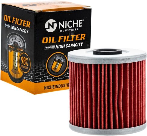 NICHE Oil Filter for Kawasaki 16099-004 Bayou 250 220 Lakota 300 KLT250 KL250 KL600 KLR250 KLR650 Mojave 250 in Saudi Arabia
