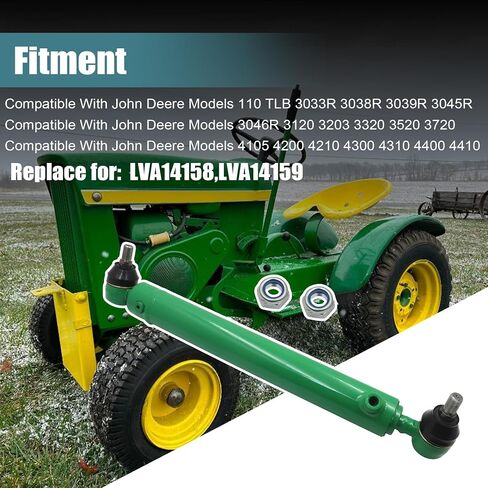 GXARTS Steering Hydraulic Cylinder LVA14159 Compatible With John Deere 4310 4400 4410 LVA14158 in Saudi Arabia