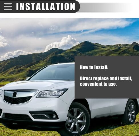 مستشعر درجة حرارة الماء المبرد للسيارة من Motoforti، لسيارة Acura MDX 2004-2005، بلاستيك، 13650-50G01، 91172375، أسود in Saudi Arabia