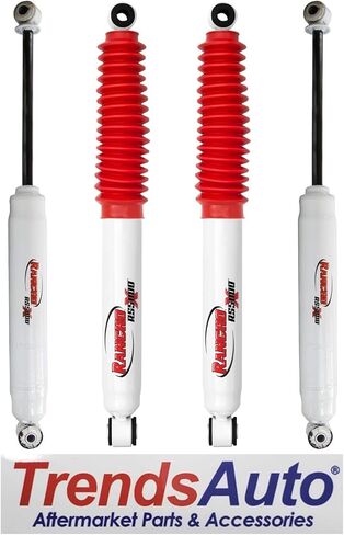 Single Rancho RS5000 Series Steering Stabilizer fits 1999 2004 F250 Super Duty 4WD with Original Equipment Manufacturer Steering Damper Mounts | Includes TrendsAuto Decal in Saudi Arabia