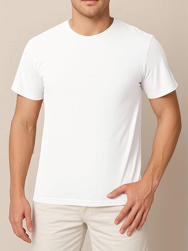 Men's T Shirts Athletic Running Gym Workout Short Sleeve Tee Shirts in Saudi Arabia