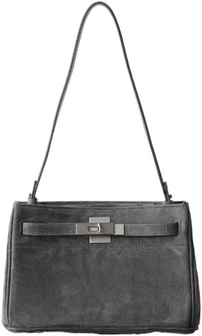 الجلد المدبوغ حقيبة تحت الإبط قفل المتشرد دلو حقيبة يد الكتف حقيبة كروسبودي مستحضرات التجميل حقيبة حبال تنوعا فاخرة أنيقة in Kuwait