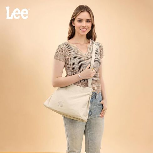 Montana West x Lee Nylon Hobo Crossbody Bag for Women, Large Shoulder Tote Handbag Casual Work Purse with Adjustable Strap in Saudi Arabia