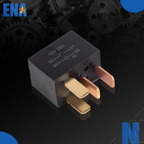 ENA 4 Pack 4 Pin 25AMP 12V DC SPST Multi-Purpose Relay Compatible with Honda Accord Civic CR-V Crosstour Odyssey Pilot Acura TL TSX MDX Replacement for G8HL-H71 39794-SDA-A03 39794-SDA-A05 in Saudi Arabia