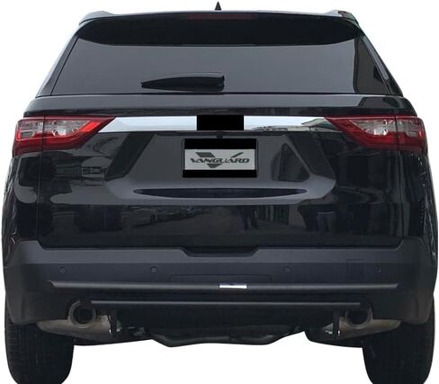 VANGUARD VGRBG-1291-1348TBK Black Powdercoat Double Layer Rear Bumper Guard | Compatible with 18-24 Chevrolet Traverse / 17-24 GMC Acadia in Saudi Arabia