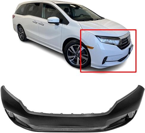 FitParts Compatible With Front Bumper Cover 2021 2022 Honda Odyssey Mini Passenger Van 21 22. New, Primed & Ready for Paint. Elite, Touring. HO1000326 04711THRA60ZZ in Saudi Arabia