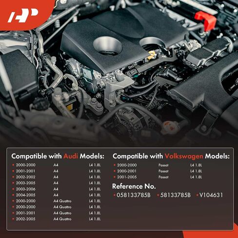 A-Premium Engine Crankcase Breather Hose Compatible with Volkswagen Passat 2000-2005 & Audi A4 2000-2006, A4 Quattro 2000-2005, 1.8L in Saudi Arabia