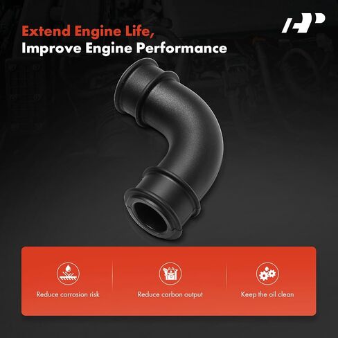 A-Premium Engine Crankcase Breather Hose Compatible with Volkswagen Passat 2000-2005 & Audi A4 2000-2006, A4 Quattro 2000-2005, 1.8L in Saudi Arabia