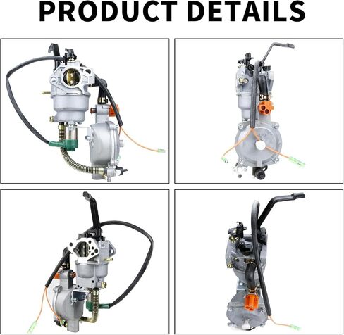 مجموعة تحويل الوقود المزدوج لمولد غاز البترول المسال/NG GX390 لمولد Predator 8500 8750 7000 9000 188F 190F بديل لمحرك Honda GX270 GX340 389cc 420cc (مع فلتر الهواء) in Kuwait