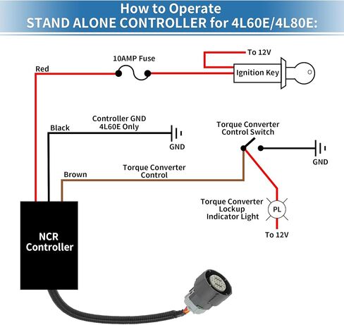 NCR80E 4L80E وحدة تحكم قائمة بذاتها مجموعة متحكم يدوي ناقل الحركة لناقل الحركة 4L80E 1994-Up محول ناقل الحركة اليدوي سلك تسخير لا حاجة للكمبيوتر in Saudi Arabia