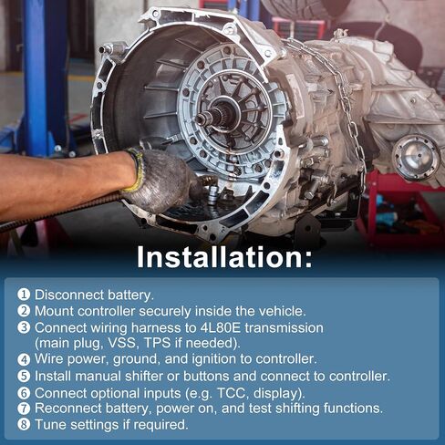 NCR80E 4L80E وحدة تحكم قائمة بذاتها مجموعة متحكم يدوي ناقل الحركة لناقل الحركة 4L80E 1994-Up محول ناقل الحركة اليدوي سلك تسخير لا حاجة للكمبيوتر in Saudi Arabia