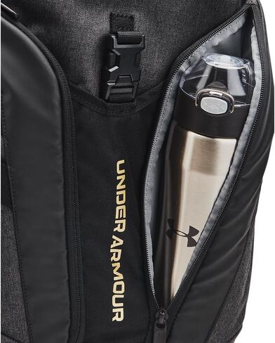 Under Armour UA Hustle Pro Backpack - 1367060-601 - Dark Maroon/Dark Maroon/Metallic Black - OSFA in Saudi Arabia