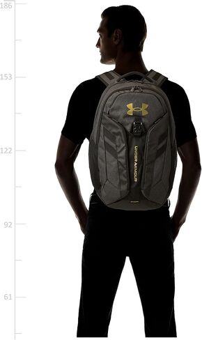 Under Armour UA Hustle Pro Backpack - 1367060-601 - Dark Maroon/Dark Maroon/Metallic Black - OSFA in Saudi Arabia