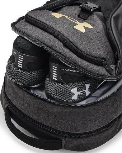 Under Armour UA Hustle Pro Backpack - 1367060-601 - Dark Maroon/Dark Maroon/Metallic Black - OSFA in Saudi Arabia