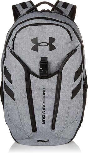 حقيبة ظهر Under Armour UA Hustle Pro - 1367060-601 - كستنائي داكن/مارون داكن/أسود معدني - OSFA in Saudi Arabia