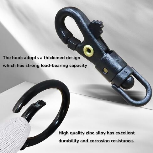 Easy Keychains Keys Holder,Lightweight Durable Buckle 360° Swivel Quick-Release Keyring Clip for Seniors Women Men in Saudi Arabia