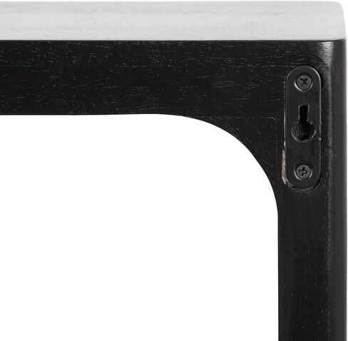 Kate and Laurel Dahl Modern Mango Wood Tiered Wall Shelf, 18 x 7 x 22, Walnut Brown, Decorative Over The Toilet Shelf for Use as Bathroom Storage or Living Room Display Shelving in Saudi Arabia