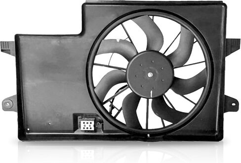 PartsFlow Radiator Cooling Fan Assembly Compatible with 2008-2011 Ford Focus 621-043 in Saudi Arabia