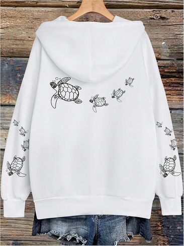 Soly Hux Women's Plus Hoodies Long Sleeve Graphic Preppy Swefshirts مع جيوب in Kuwait